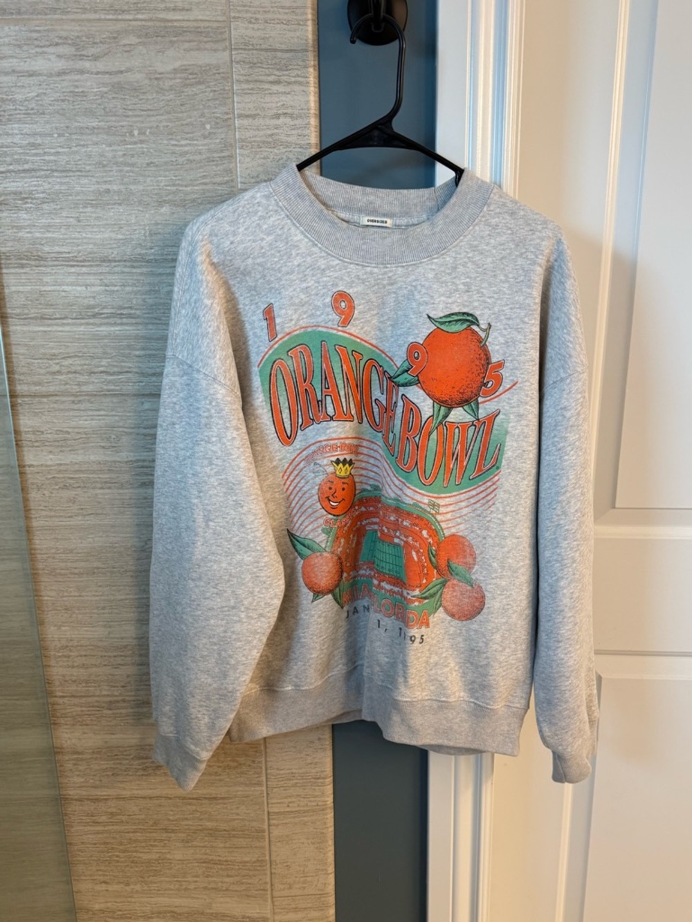 Orange Bowl Abercrombie Sweatshirt Nebraska v Univeristy of Miami